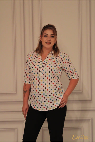 Bluza Beatrice Cu Guler
