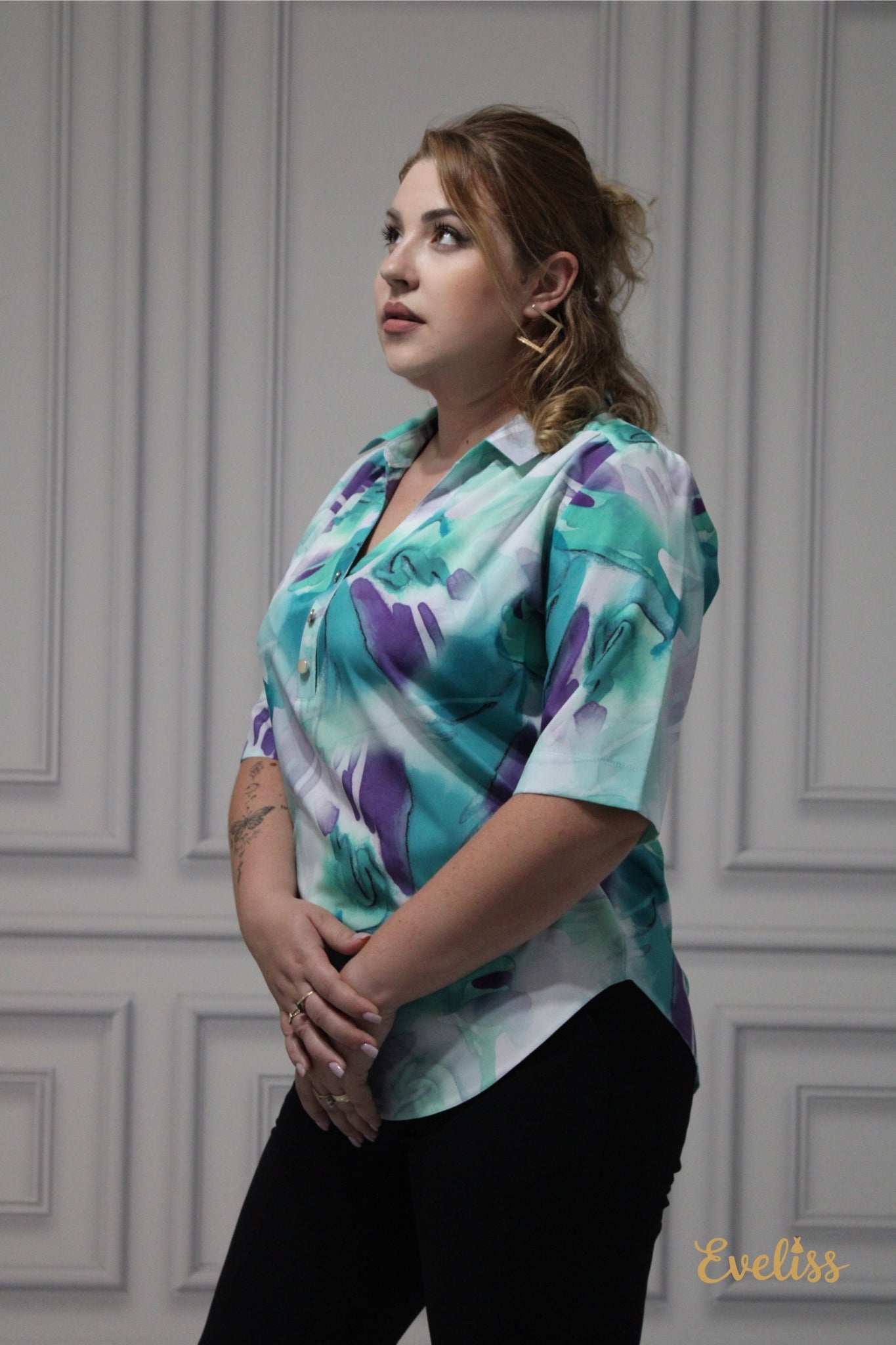 Bluza Beatrice Cu Guler