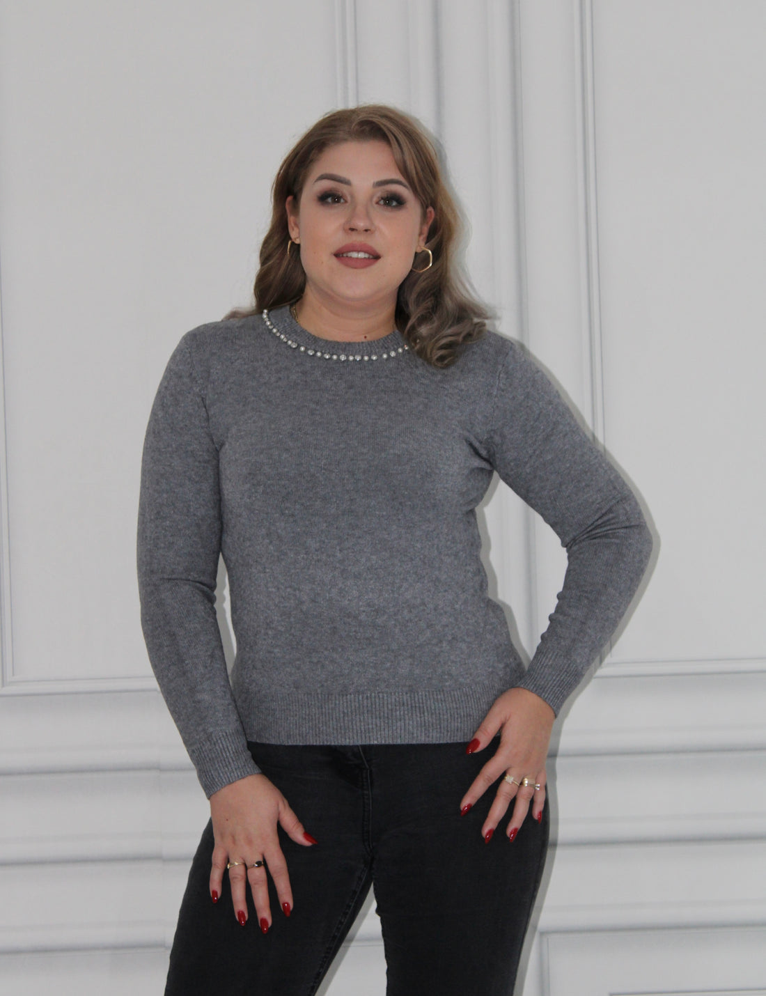 Bluza cu Detaliu Stralucitor Marime S/M