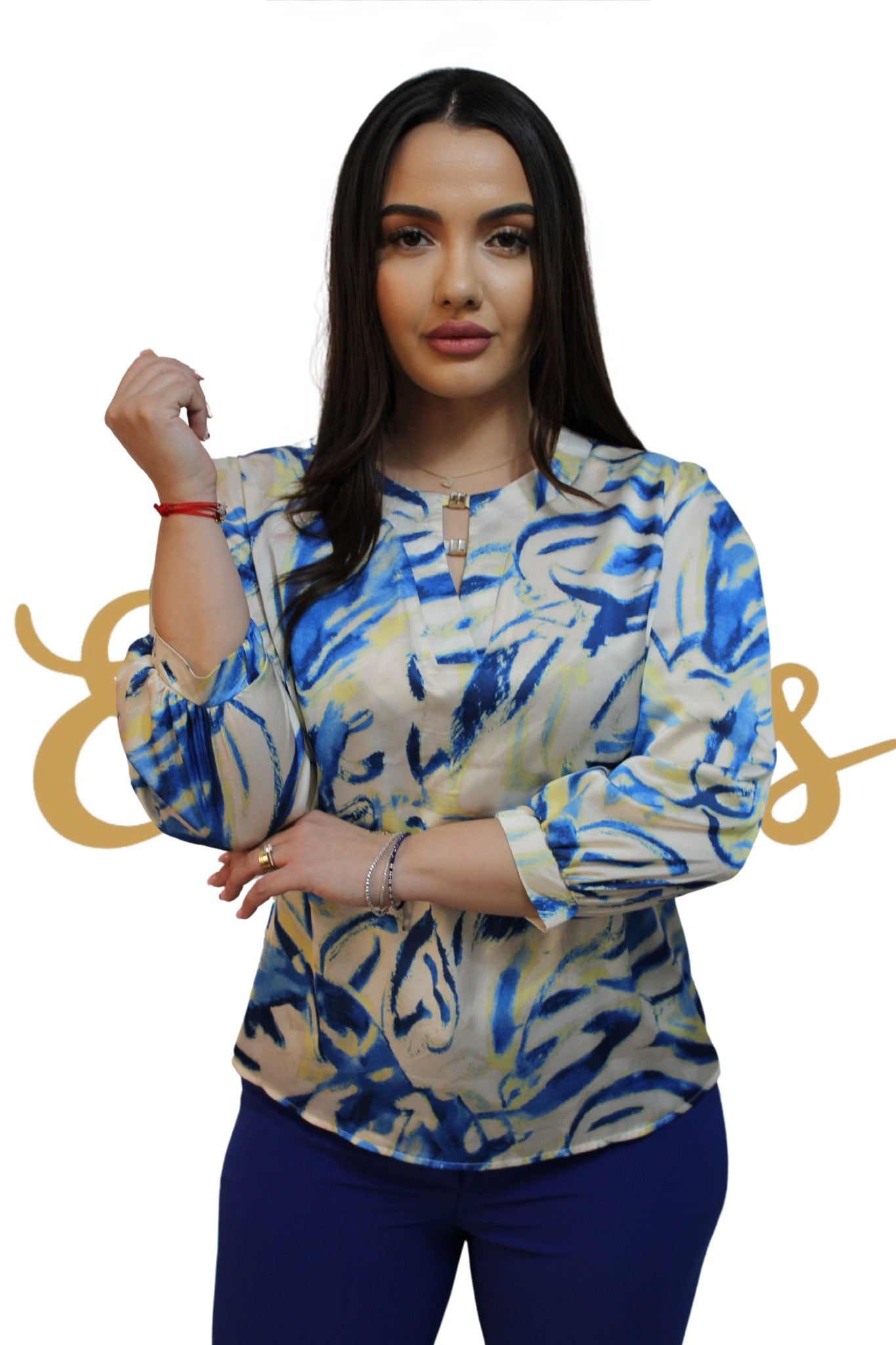 Bluza Lozana Albastra