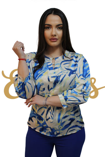 Bluza Lozana Albastra