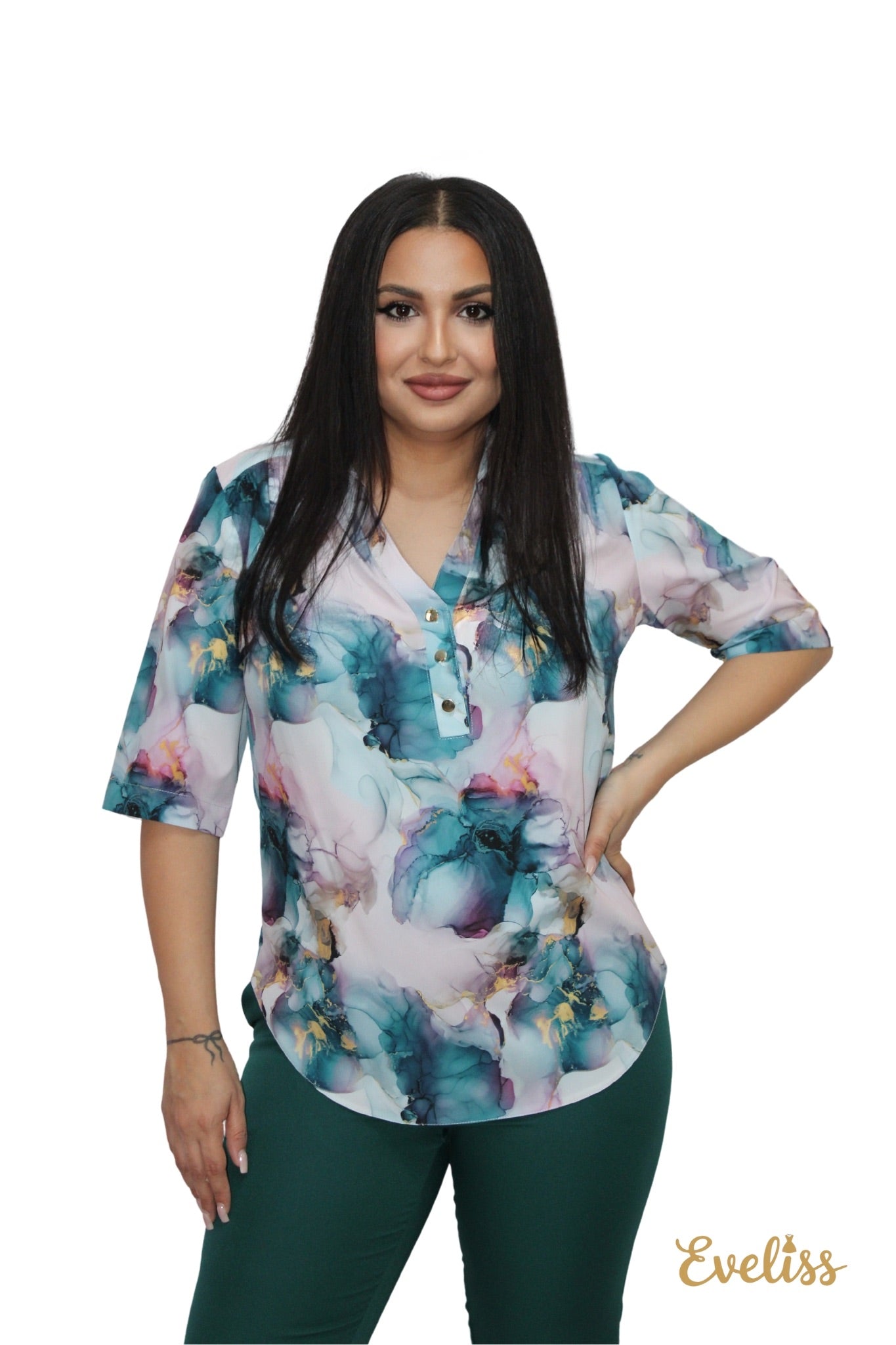 Bluza Beatrice Cu Guler